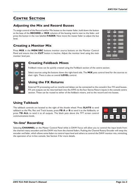 AWS 924-948 - Solid State Logic