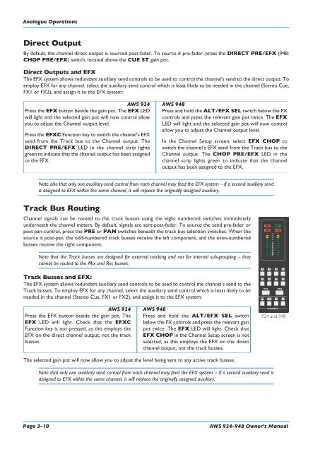 AWS 924-948 - Solid State Logic