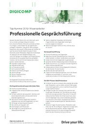 Professionelle GesprÃ¤chsfÃ¼hrung - Digicomp