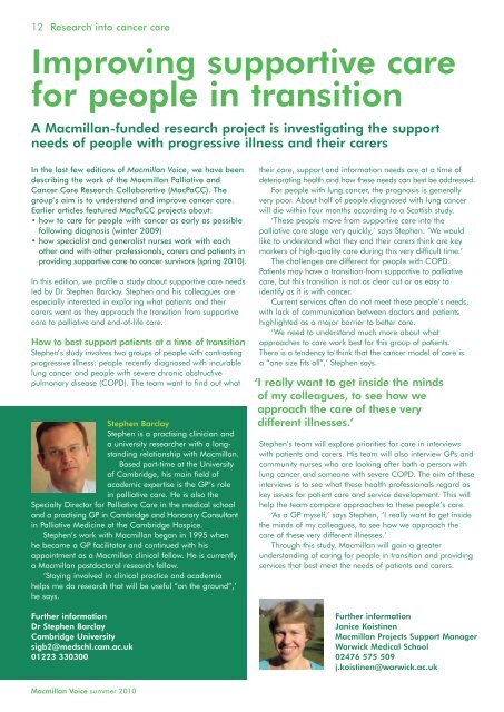 Download - Macmillan Cancer Support