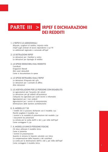 Annuario del contribuente 2012 - Ufficio per lo Sport