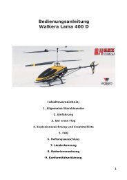 Bedienungsanleitung Walkera Lama 400 D - RC-Toy