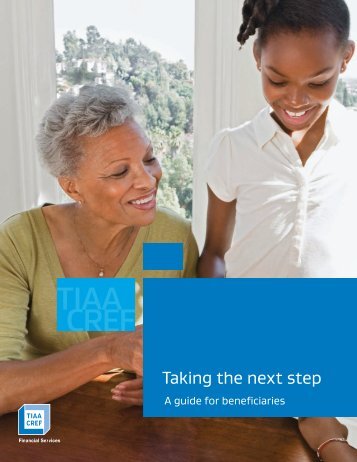 Taking the next step - TIAA-CREF