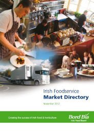 2012 Irish Foodservice Market Directory - Bord Bia