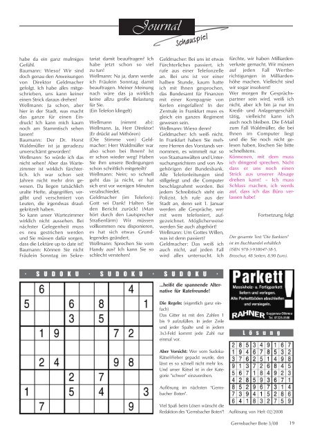 Geschichte erleben Nummer 3 Mittwoch, 17. September 2008 ...