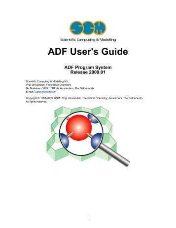 SCM: ADF User's Guide - SERC