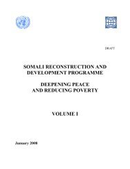 Somali Reconstruction and Development Programme - Somali - JNA