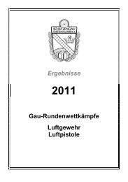 Endergebnisse RundenwettkÃ¤mpfe 2011 LG / LP / Jugend Einzel ...