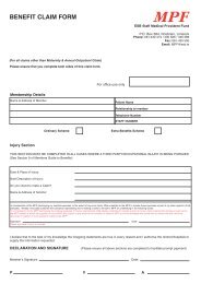 Benefit Claim Form - ESB Retired Staff Homepage