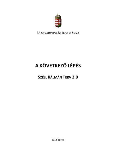 SzÃ©ll KÃ¡lmÃ¡n Terv - Index