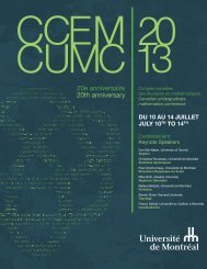 20e anniversaire 20th anniversary - CUMC