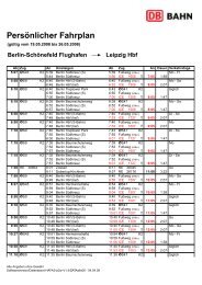 Pers ¨onlicher Fahrplan - Messe-leipzig.de