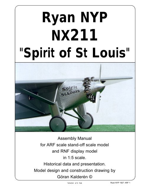 Ryan NYP NX211 - Macca's Vintage Aerodrome