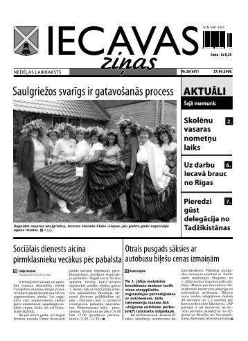 27.06.2008 (Nr.26) - Iecavas novads