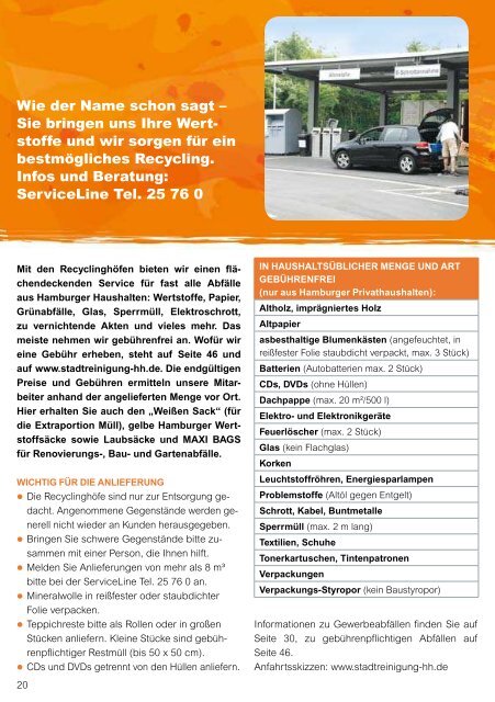 Info 2012 - Stadtreinigung Hamburg