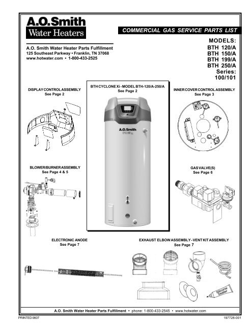 197728-001 BTHXi 120-250A Series 100 101 Comm Gas SPL.p65
