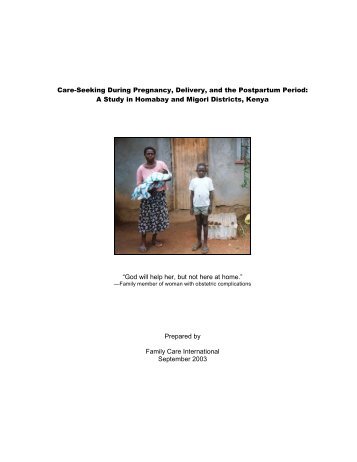 Kenya qualitative report - final - Family Care International