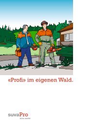 «Profi» im eigenen Wald.