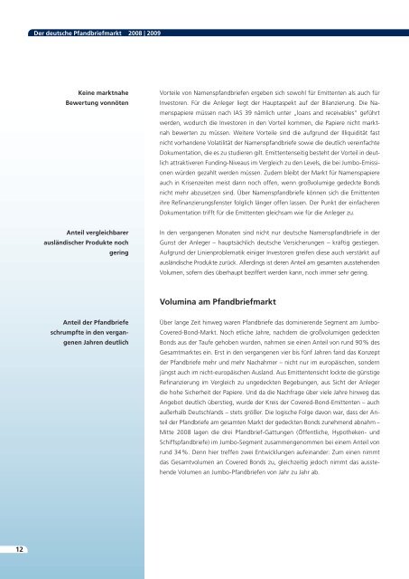 Der deutsche Pfandbriefmarkt 2008|2009 - DG Hyp