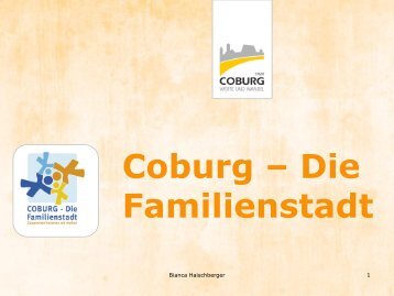 Coburg – Die Familienstadt - Lokale Bündnisse für Familie