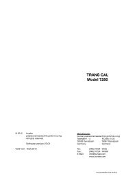 TRANS CAL Model 7280 - Burster