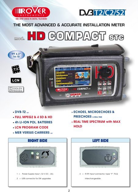 mod. HD COMPACT STC - Ro.Ve.R. Laboratories S.p.A.