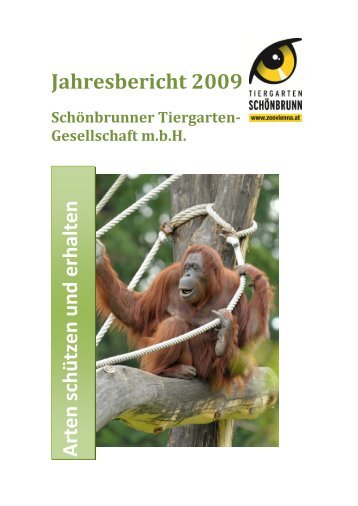 Jahresbericht 2009 - Tiergarten Schönbrunn