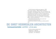 Portfolio De Smet-Vermeulen Architecten - VAi
