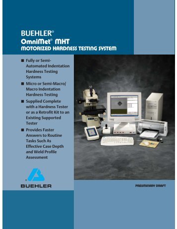 BUEHLER® Omnimet® MHT