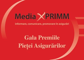 Gala Premiile PieÈei AsigurÄrilor - Media XPRIMM