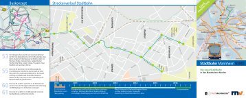 Stadtbahn Mannheim NORD Buskonzept Streckenverlauf Stadtbahn