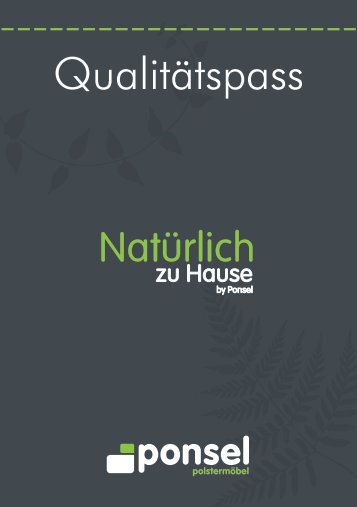 Qualitätspass - Ponsel