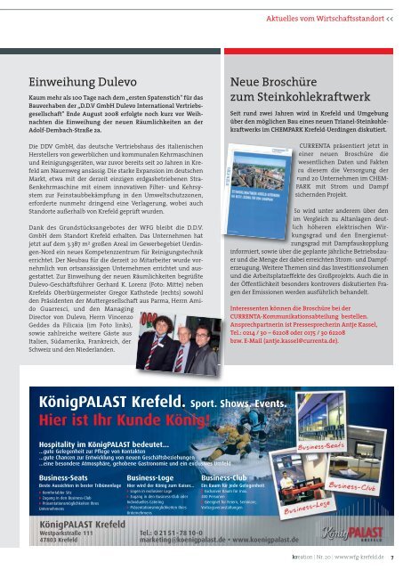 kreation - Wirtschaftsförderungsgesellschaft Krefeld