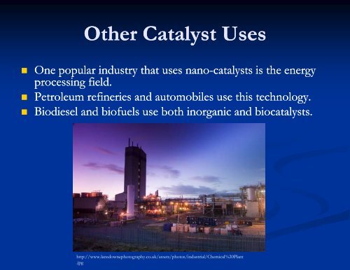 Nanoparticles Nanoparticles as Catalysts in Chemical Reactions