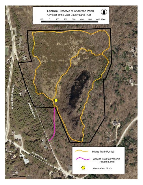 Ephraim Preserve at Anderson Pond - Door County Land Trust