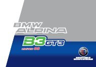 KompletnÃ­ informace BMW Alpina B3 GT3.