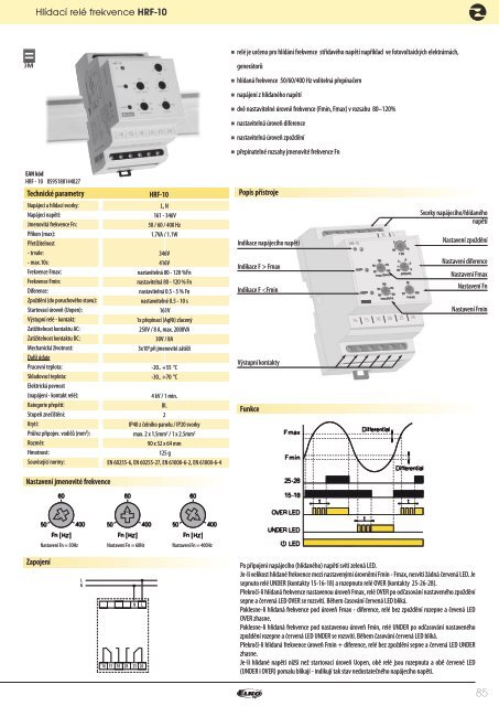 NovÃ½ technickÃ½ katalog RelÃ© - ELKO EP, sro