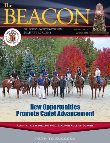 The Beacon Winter 2013, Volume 32, No. 1 - St. John's ...