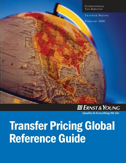 Transfer Pricing Global Reference Guide 2008