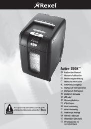 1545 Auto+250X Shredder EU Manual.indd - ACCO Australia