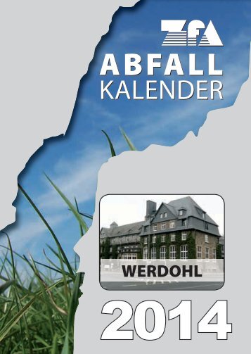 Abfallkalender - ZfA Iserlohn