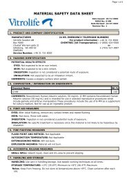 MSDS No: G-MM - Vitrolife