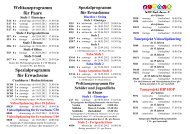 Welttanzprogramm fÃ¼r Paare Spezialprogramm ... - Tanzschule Frank