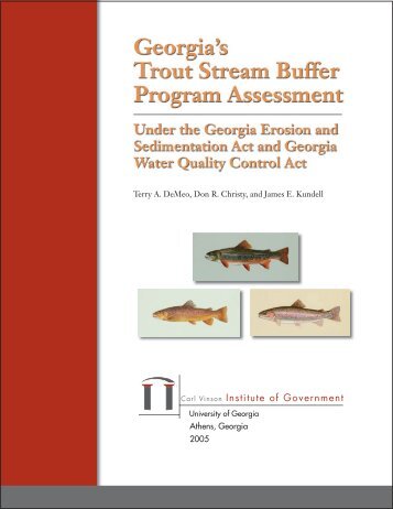 Georgia's Trout Stream Buffer Program Assessment