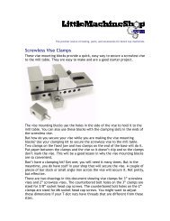 Screwless Vise Clamps Drawing - Little Machine Shop