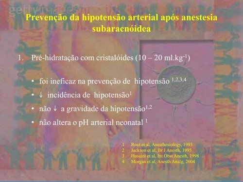 Fisiologia da anestesia subaracnÃ³idea. O que Ã© importante ... - Unesp