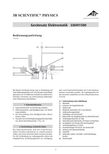 U10170 Gerätesatz Elektrostatik.pmd