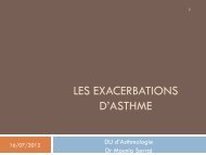 LES EXACERBATIONS D'ASTHME - Association Anfas