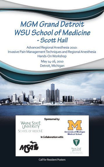 MGM Grand Detroit WSU School Of Medicine â Scott Hall