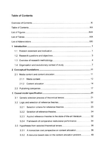 Table of Contents Overview of Contents ...